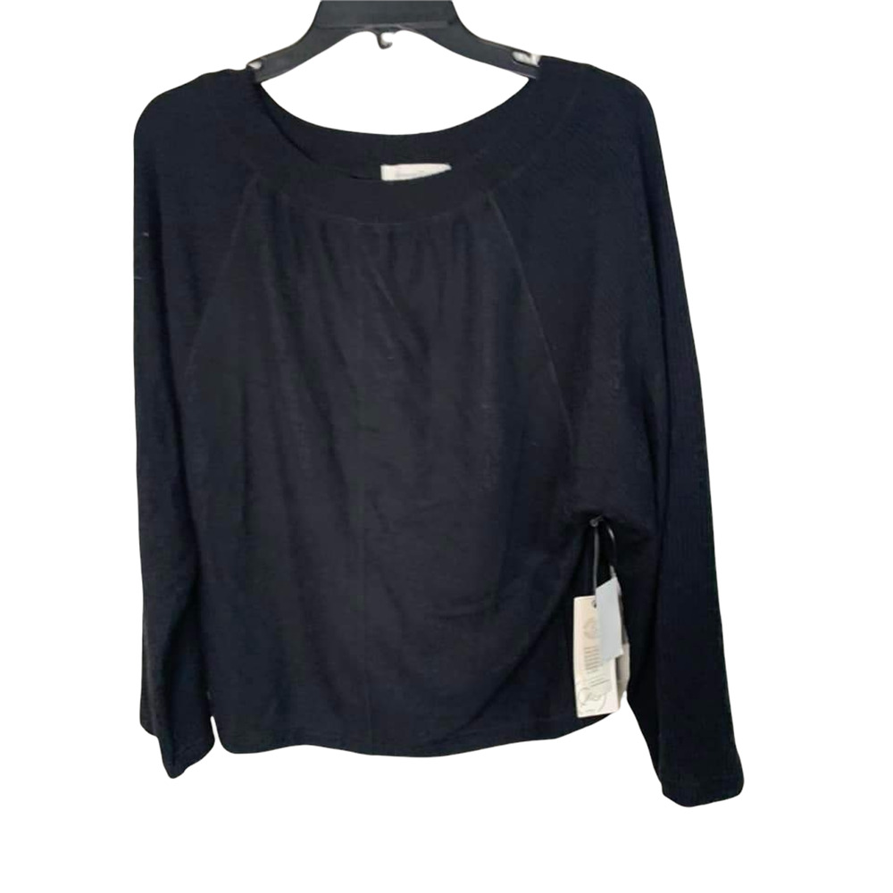 TREASURE & BOND‎ Black Long Sleeve Pullover Size XS NEW